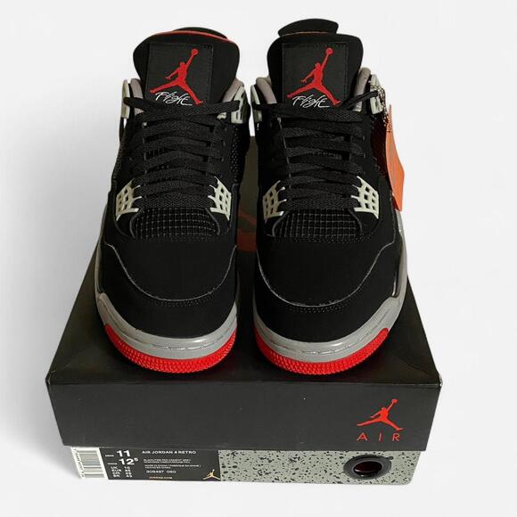 Jordan 4 retro bred 2019 - size 11 M / 12.5 W US / 44 EU main image 4